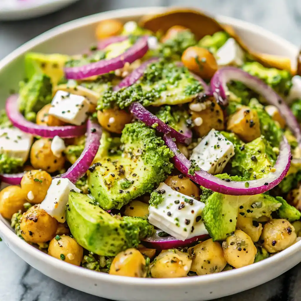 Chickpea Feta Avocado Salad for Fresh Easy Meals Chickpea Feta Avocado Salad Chickpea Feta Avocado Salad