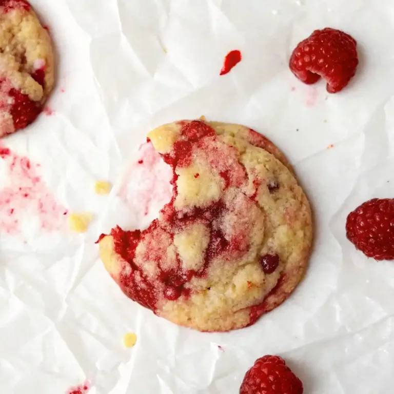 lemon raspberry cookies