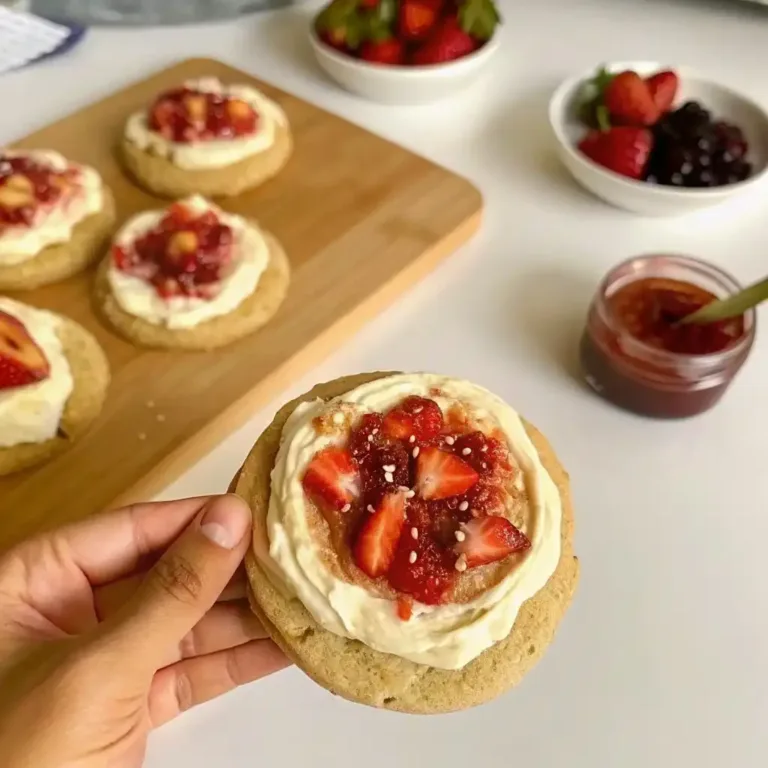 Strawberry Cheesecake Cookies That Melt In Your Mouth mini cheesecakes strawberry cheesecake cookies