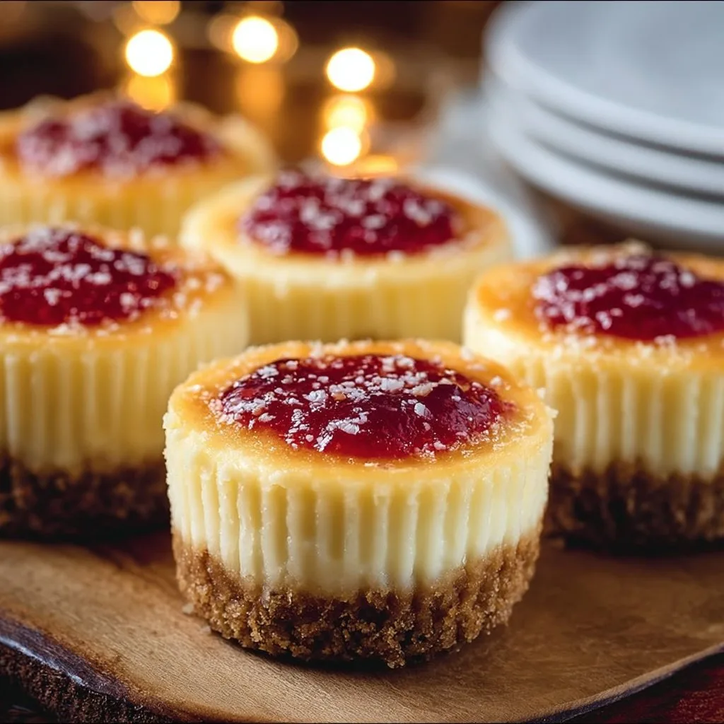 Mini New York Style Cheesecakes