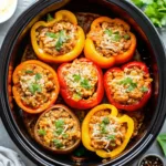 Slow Cooker Stuffed Bell Peppers : Easy Crockpot Dinner Slow Cooker Stuffed Bell Peppers Slow Cooker Stuffed Bell Peppers : Easy Crockpot Dinner Slow Cooker Stuffed Bell Peppers 150x150 1
