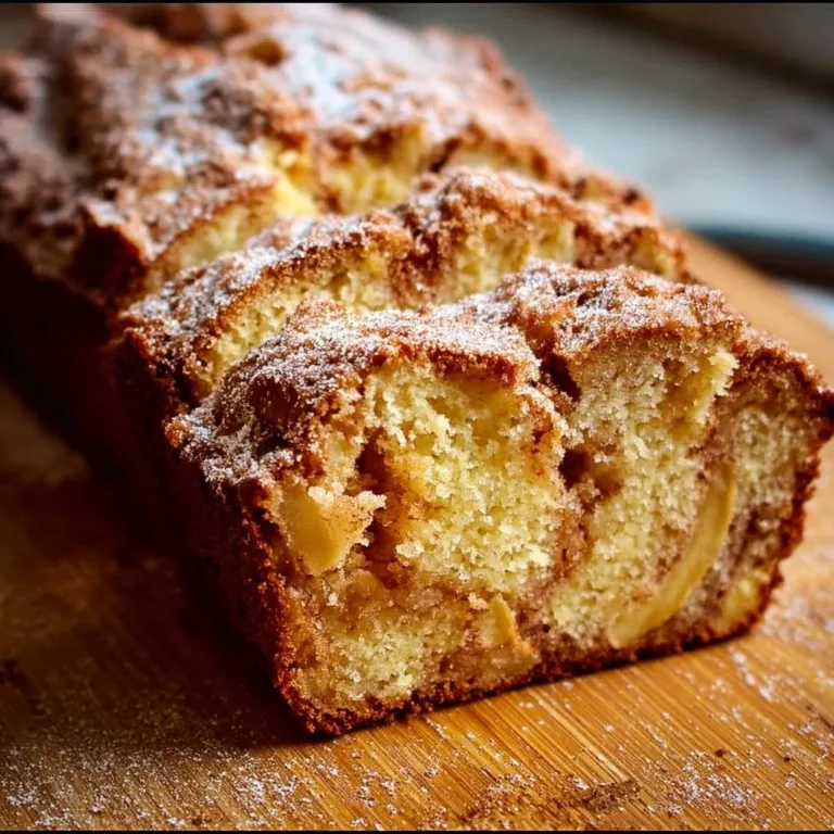 Apple Bread: The Perfect Fall Treat Sourdough Cinnamon Rolls Delicious homemade apple bread with a golden crust and pieces of fresh apple.