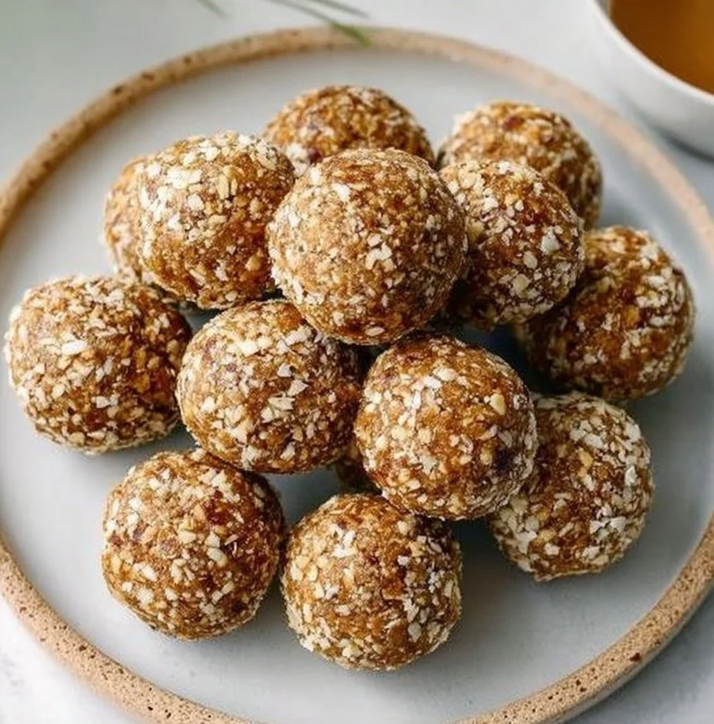 Healthy banana bread energy balls for a nutritious snack