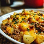 Cheesy Ground Beef & Potato Casserole ground beef casserole Cheesy Ground Beef & Potato Casserole cheesy ground beef potato casserole 2025 11 19 115303 150x150 1