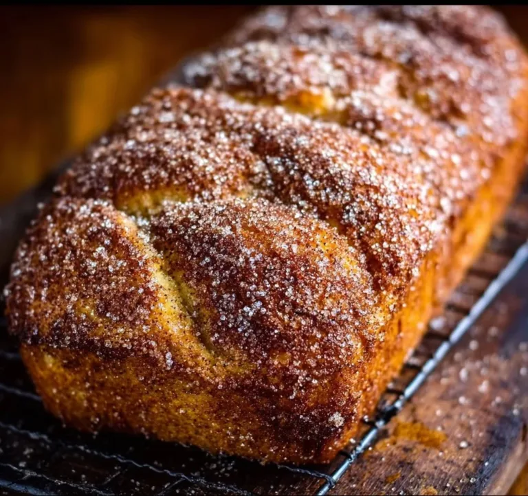 Cinnamon Sugar Donut Sweet Bread mini cheesecakes Freshly baked cinnamon sugar donut sweet bread with a golden crust and sugary topping