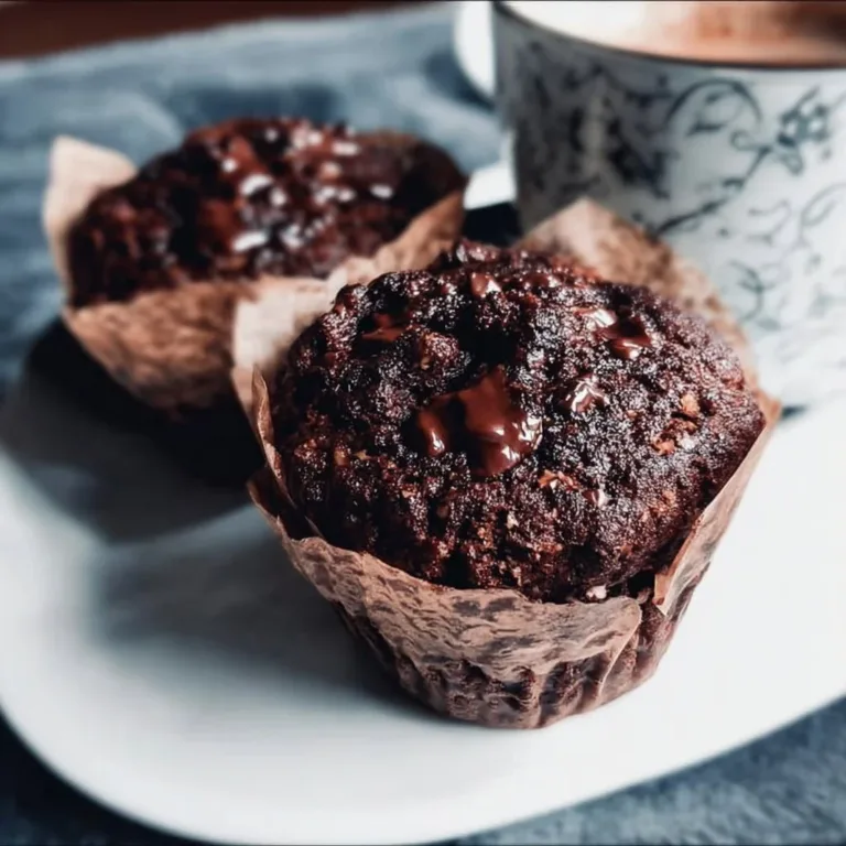 Double Chocolate Espresso Muffins High Protein Cottage Cheese Breakfast Tacos Decadent double chocolate espresso muffins topped with chocolate chips.