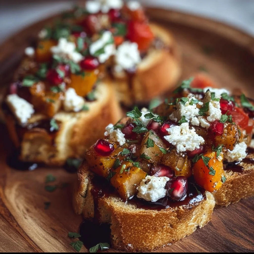 Fall Bruschetta Fall Bruschetta Delicious fall bruschetta topped with seasonal ingredients
