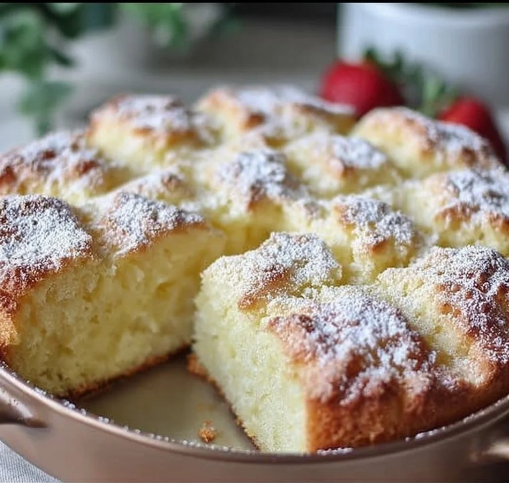 French Butter Cake French Butter Cake Delicious slice of French Butter Cake, showcasing its rich texture and golden color.