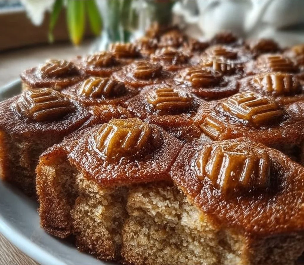 Greek Honey Cake Greek Honey Cake Delicious Greek Honey Cake topped with nuts and honey on a decorative plate.