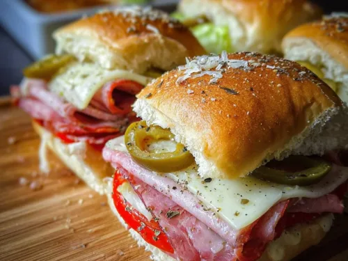 Hot Italian Sub Sliders