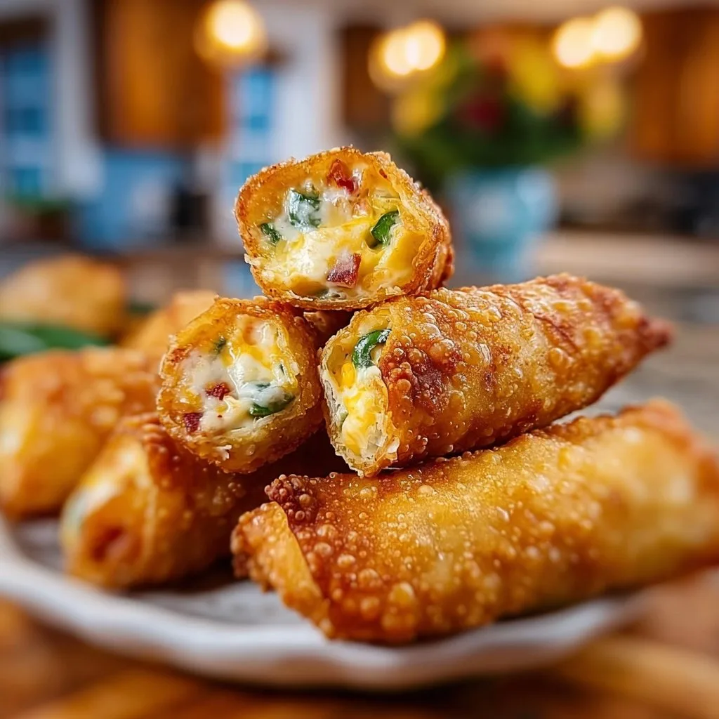 Mini Jalapeño Popper Egg Rolls jalapeño popper Mini Jalapeño Popper Egg Rolls