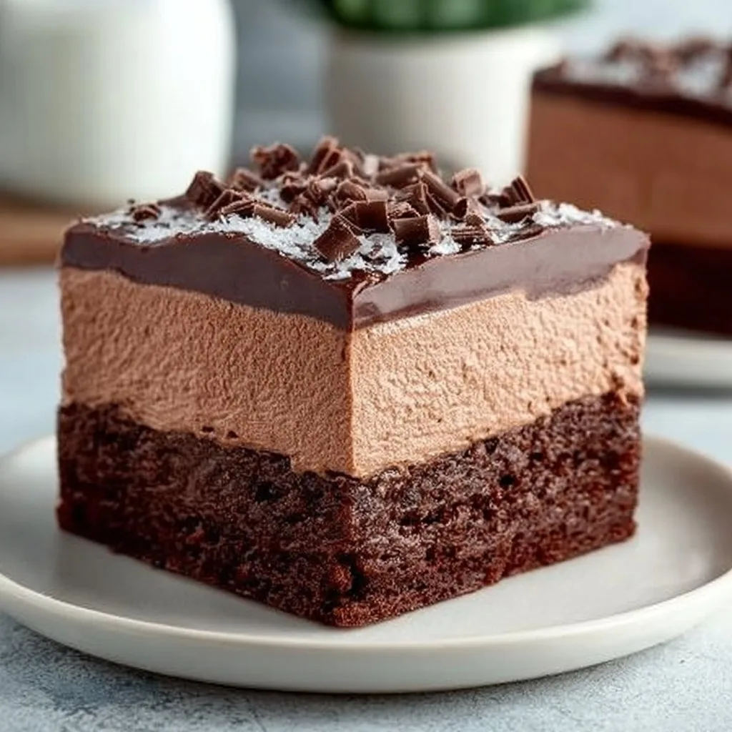 Chocolate Mousse Brownies Chocolate Mousse Brownies Chocolate Mousse Brownies