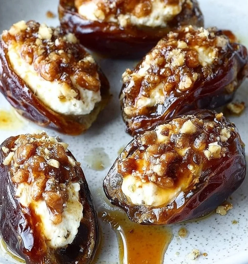 Mascarpone Stuffed Dates with Maple Drizzle mascarpone stuffed dates Delicious mascarpone stuffed dates topped with a sweet maple drizzle.