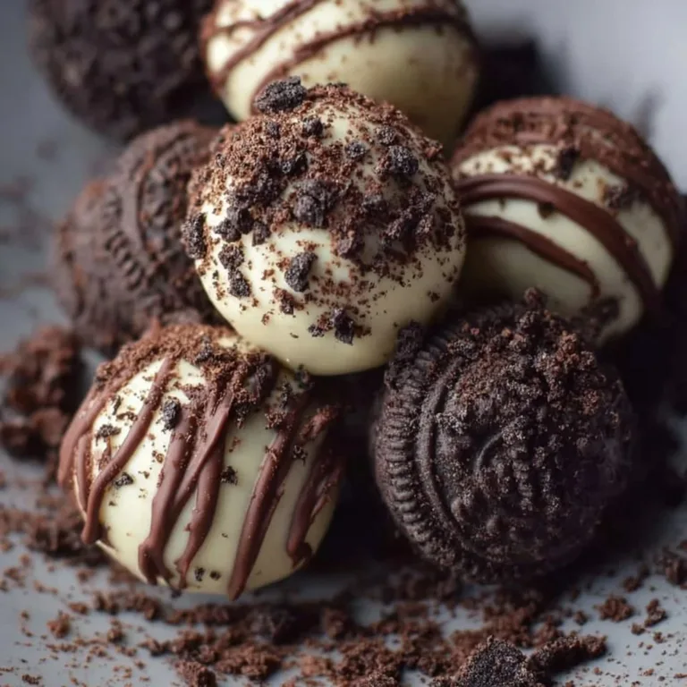 Oreo Balls Christmas Bread Decadent Oreo Balls made with crushed Oreos and cream cheese coating.
