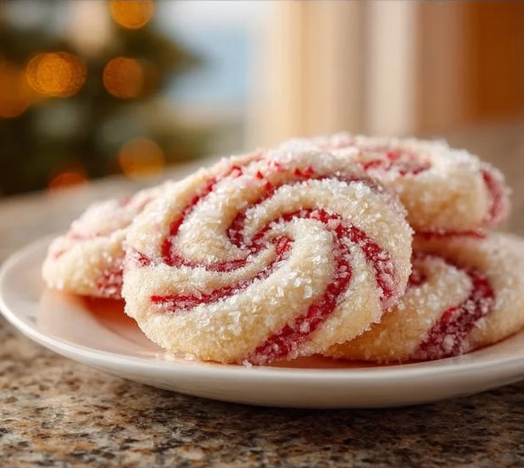 Peppermint Swirl Cookies peppermint swirl cookies Deliciously baked peppermint swirl cookies decorated with festive colors