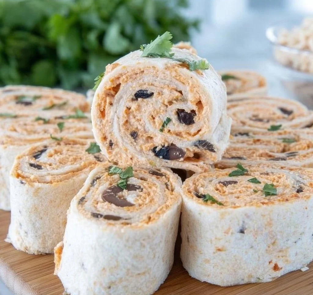 Taco Pinwheels Taco Pinwheels Delicious Taco Pinwheels appetizers on a platter.