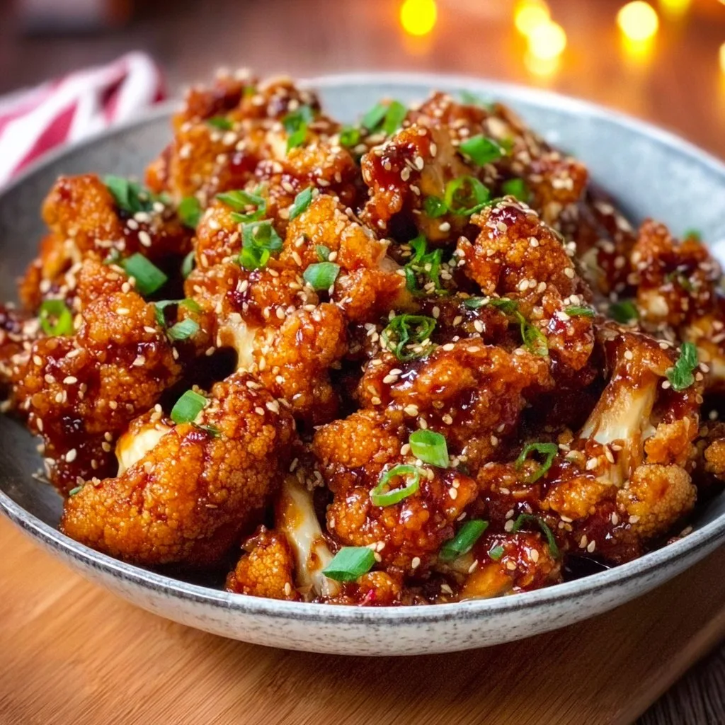 Sticky Sesame Cauliflower sesame cauliflower Sticky Sesame Cauliflower