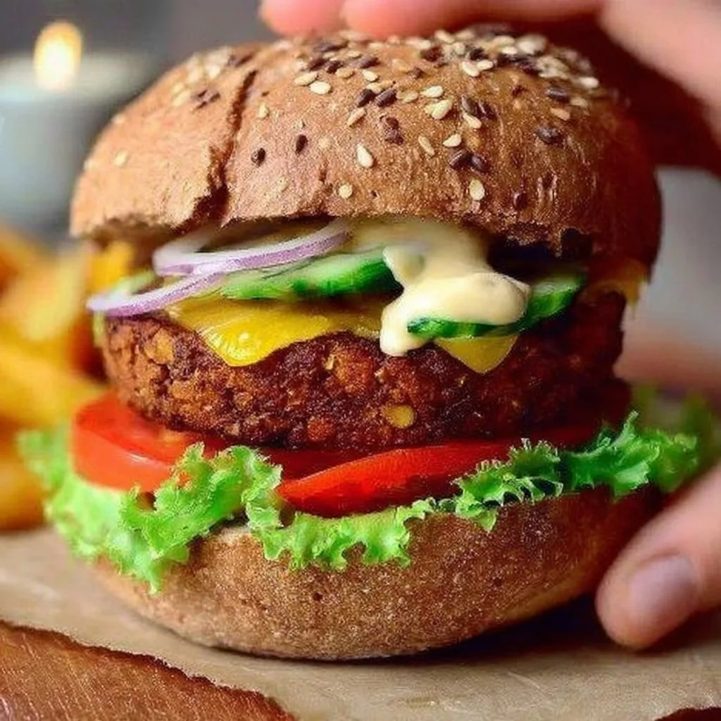 Hearty Vegan Black Bean Burger