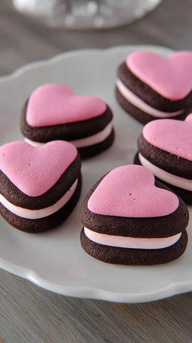 Valentine Sandwich Cookies