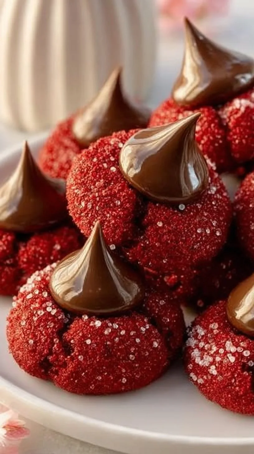 Hershey's Red Velvet Blossoms