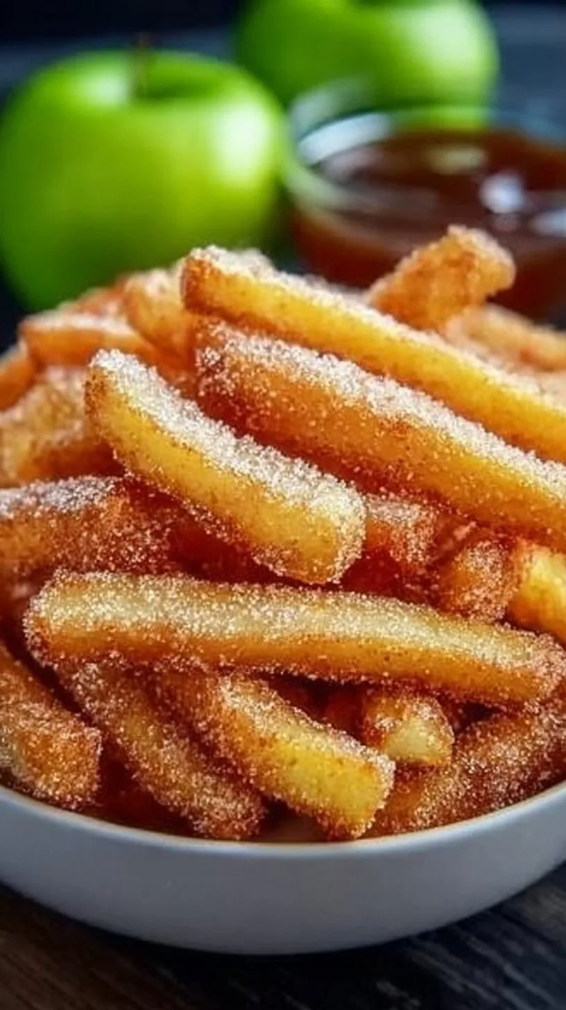 Crispy Air Fryer Apple Fries