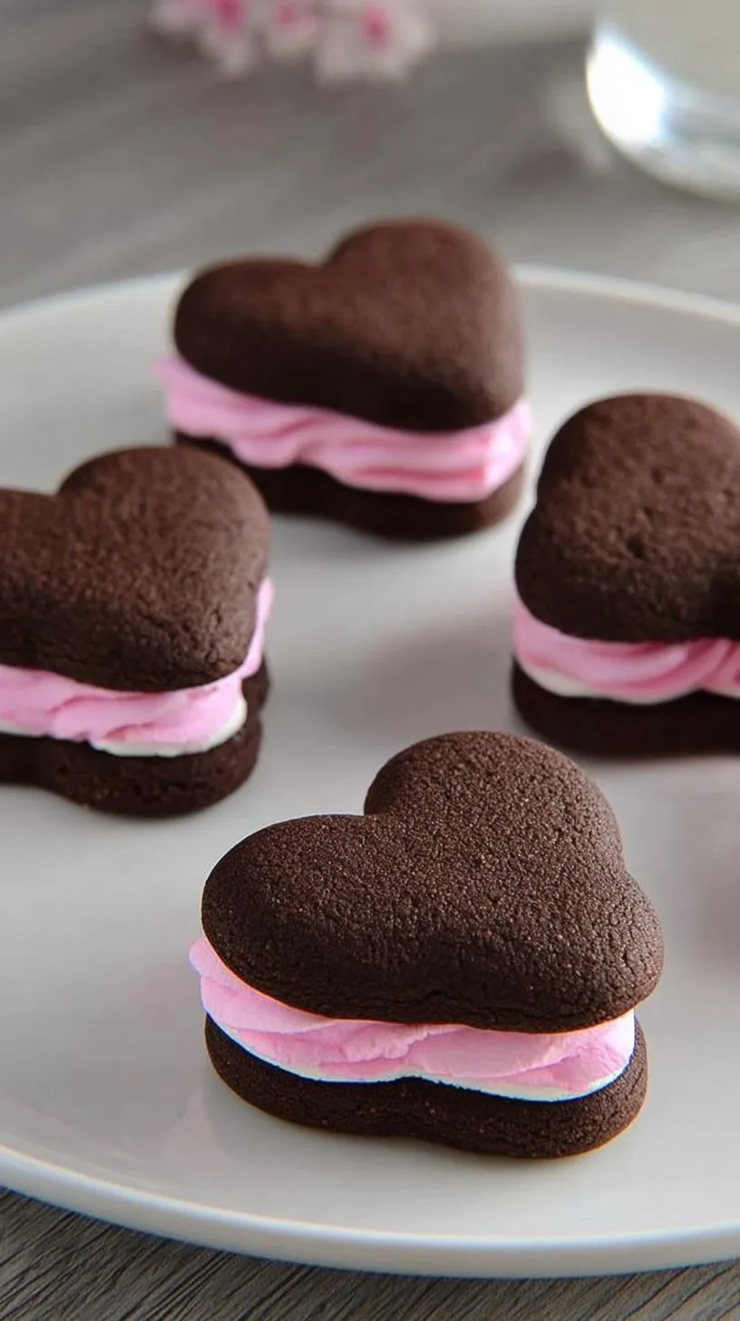 Valentine Sandwich Cookies