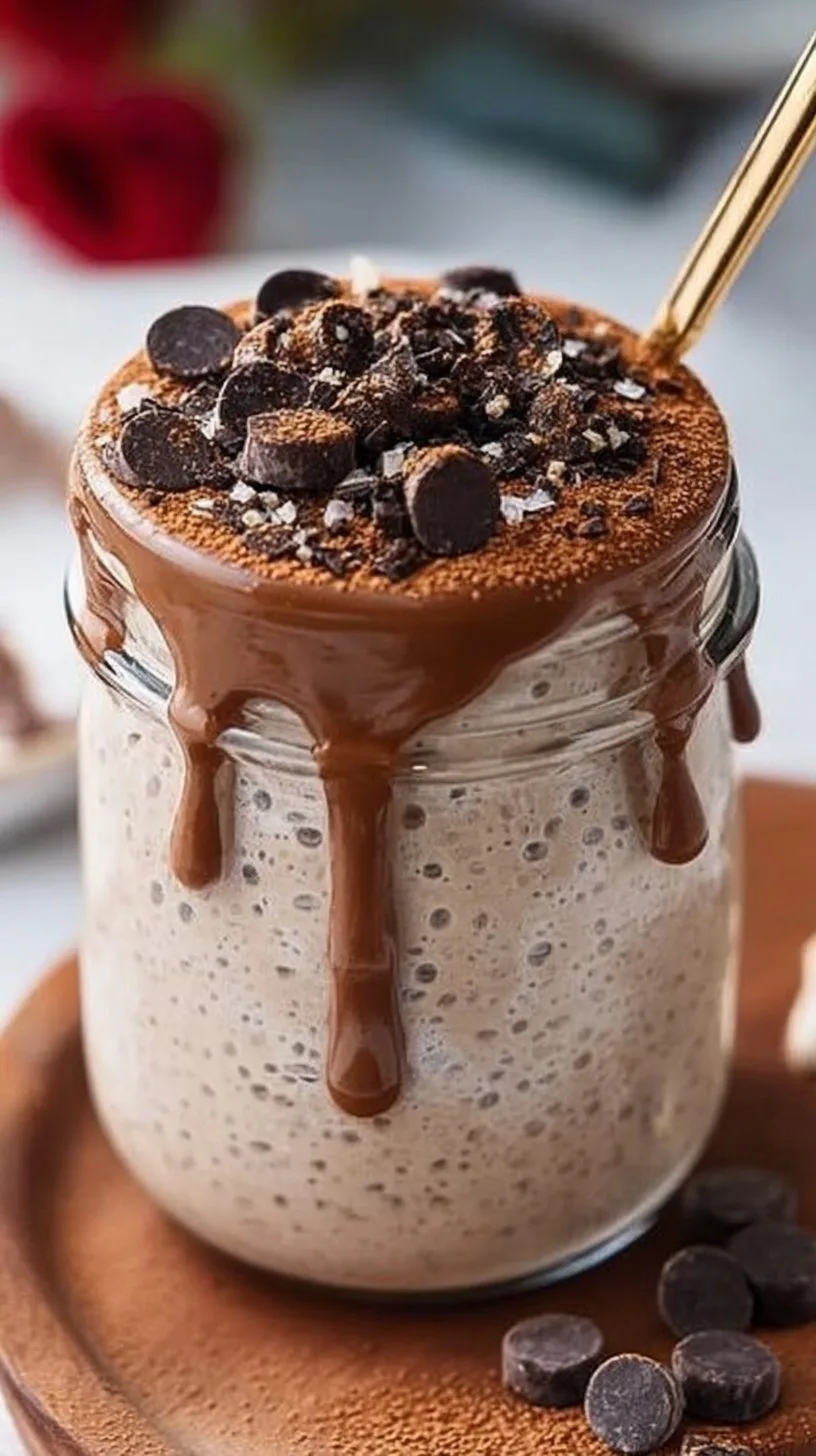 Brownie Batter Overnight Oats