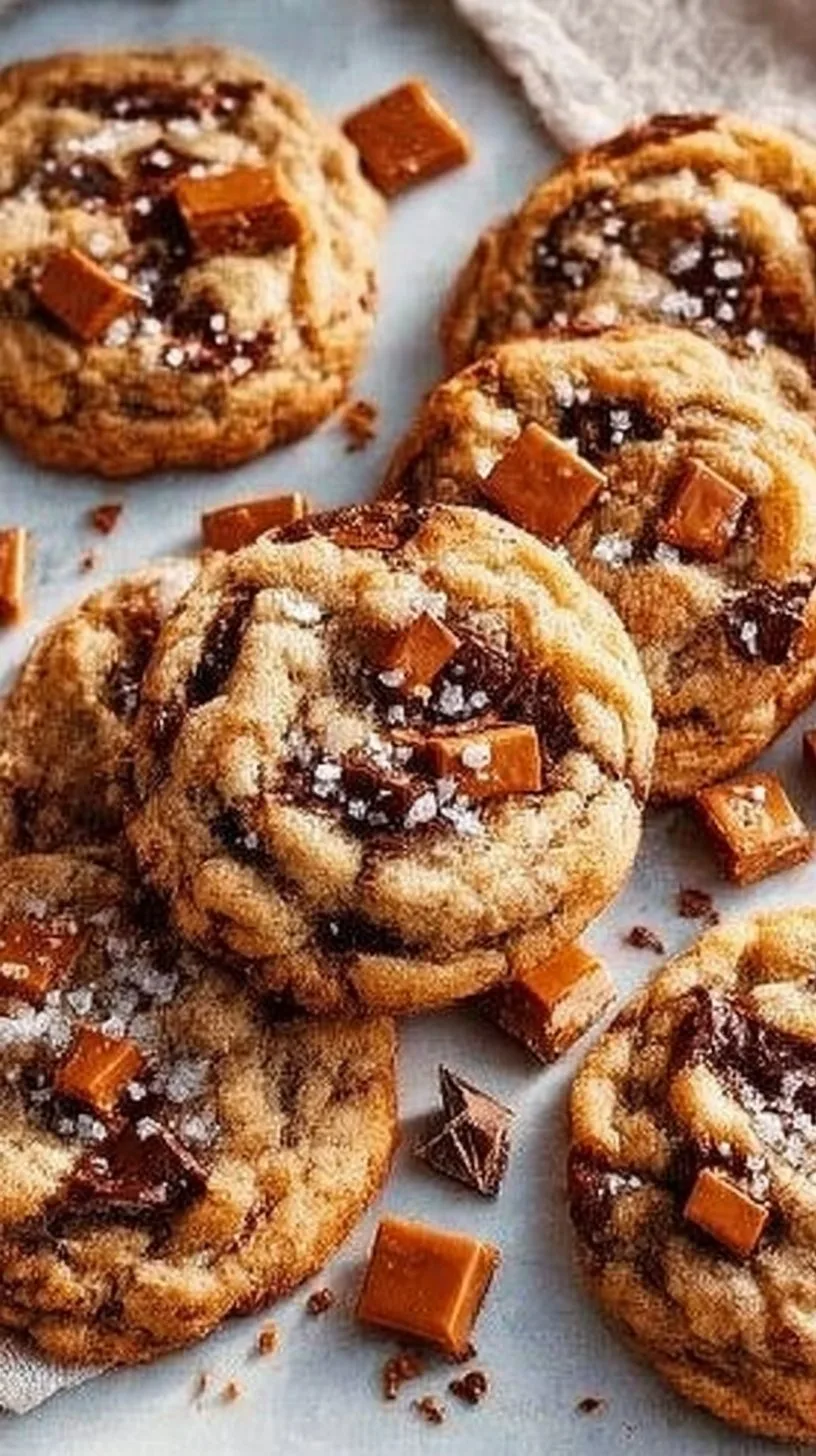 Brown Butter Toffee Cookies
