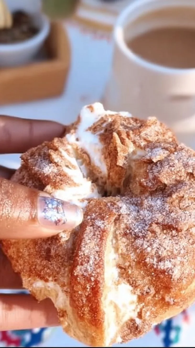 Bagel with Cream Cheese and Cinnamon Toast Crunch