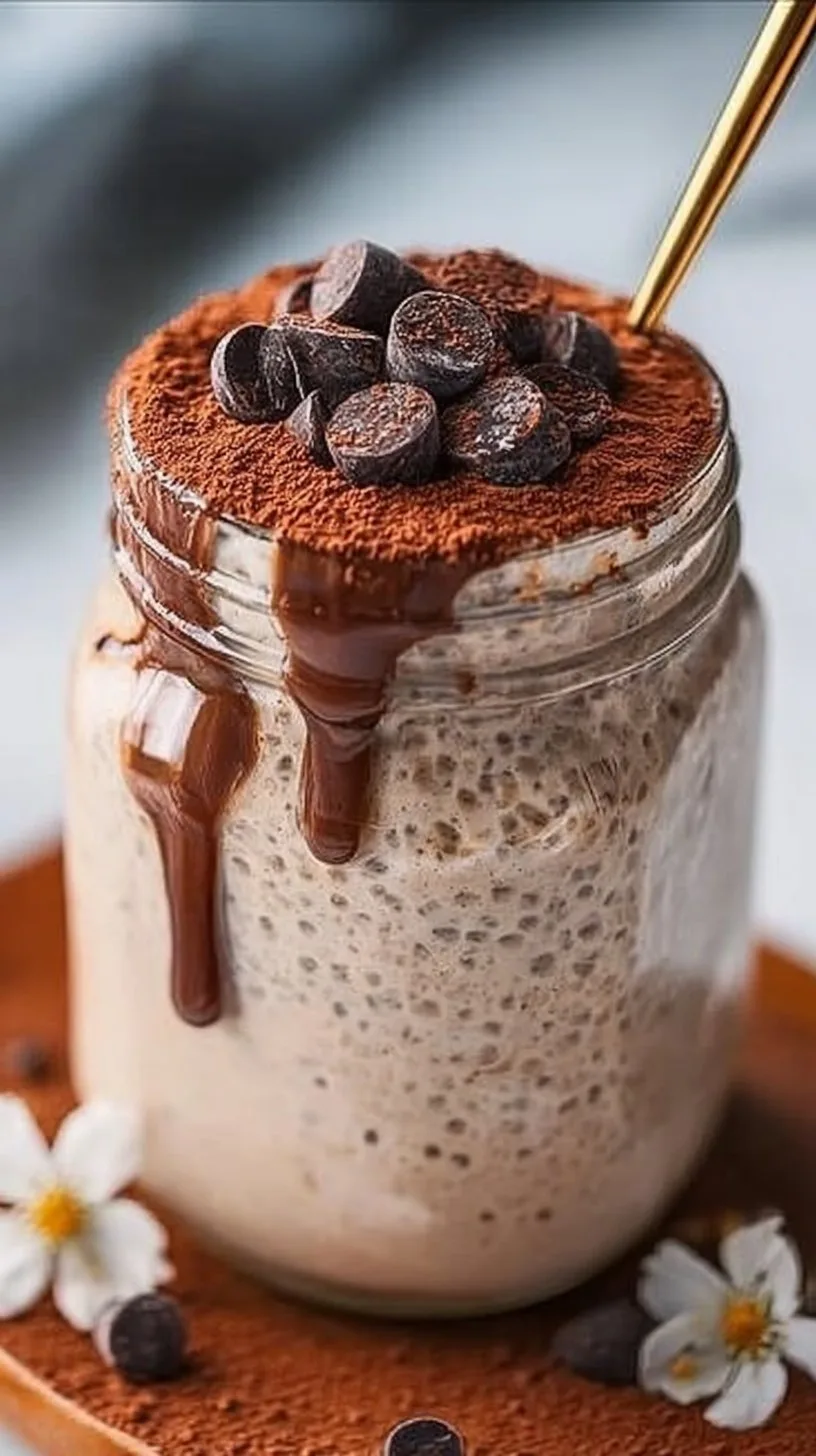 Brownie Batter Overnight Oats