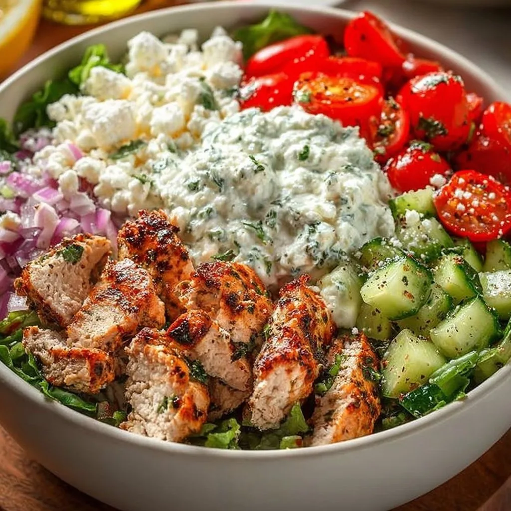 Greek Chicken Bowls