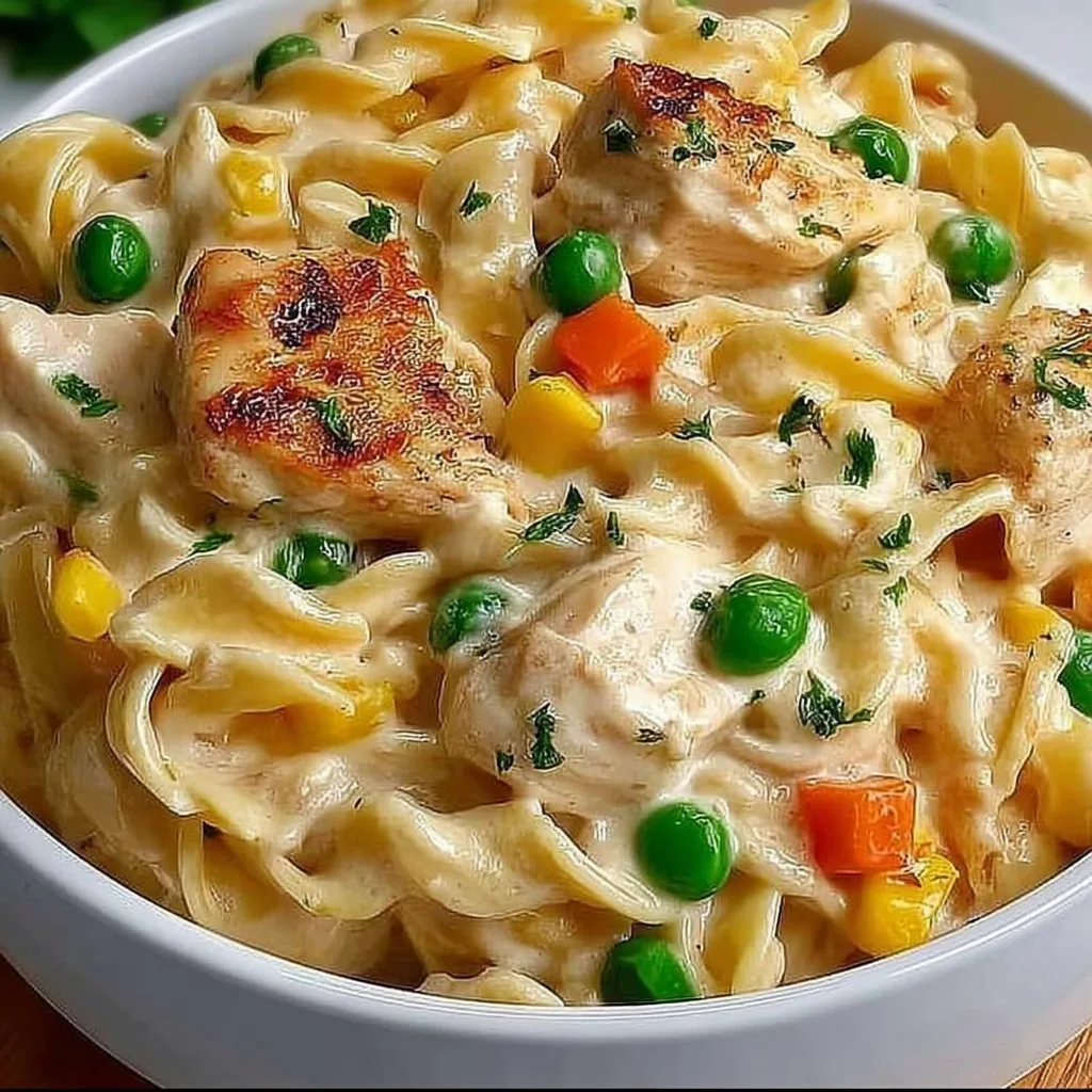 Classic Chicken Pot Pie Pasta