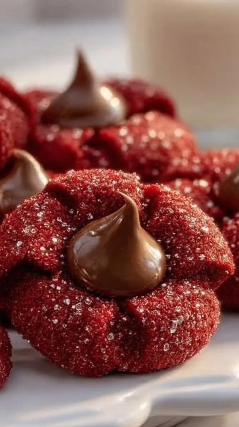 Hershey's Red Velvet Blossoms