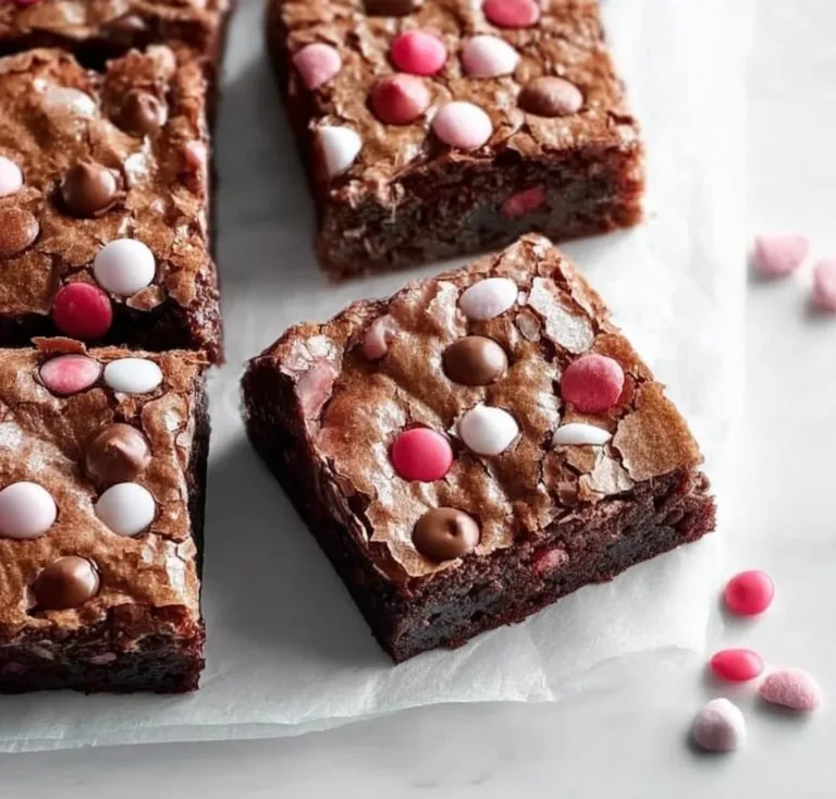 Deliciously chewy browned butter blondies on a rustic wooden table.