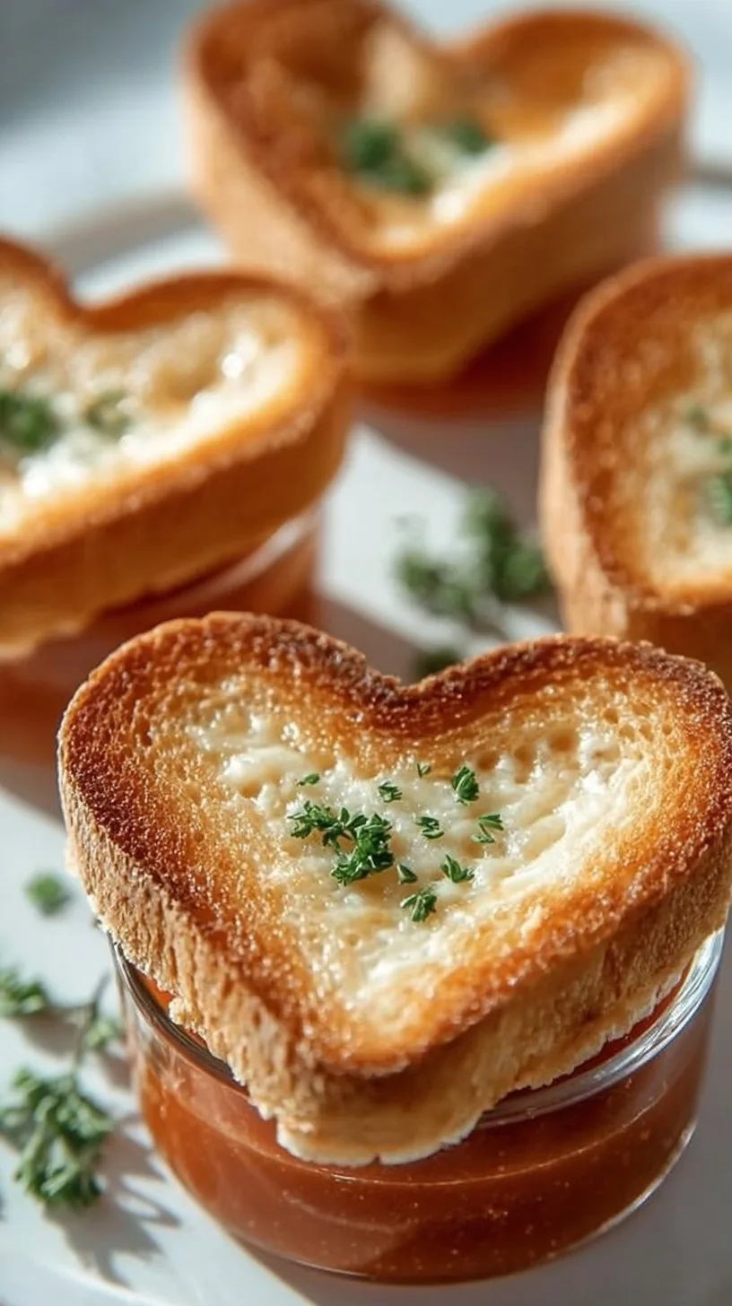 Mini Grilled Cheese Hearts