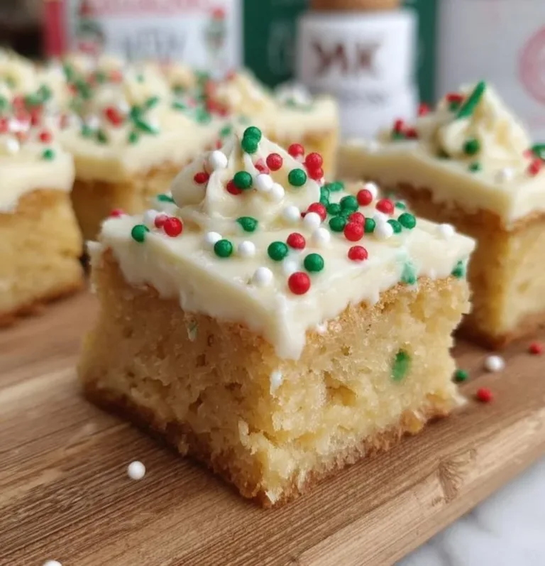 Delicious Christmas Protein Sugar Cookie Bars for healthy holiday treats