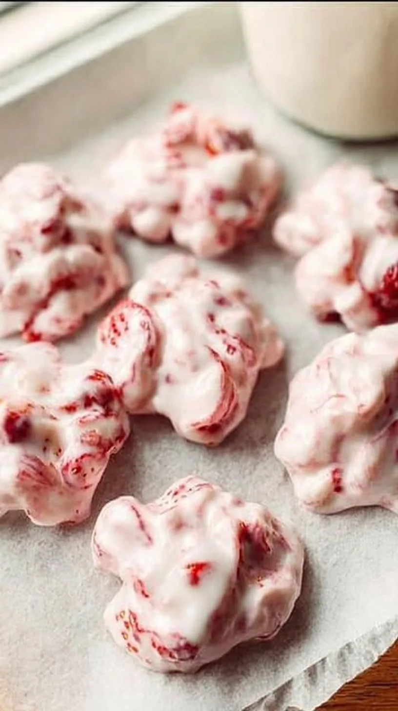 Chocolate Strawberry Yogurt Clusters (Viral Recipe!)