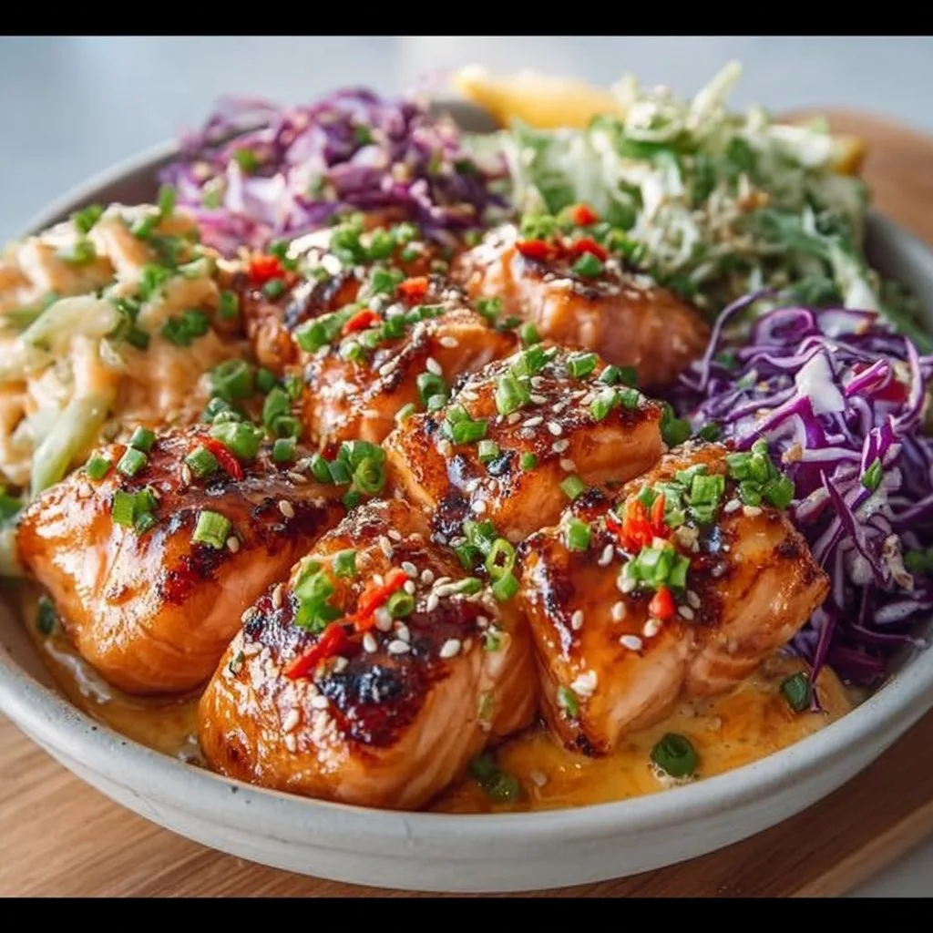Spicy Salmon Bowl Spicy Salmon Spicy Salmon Bowl