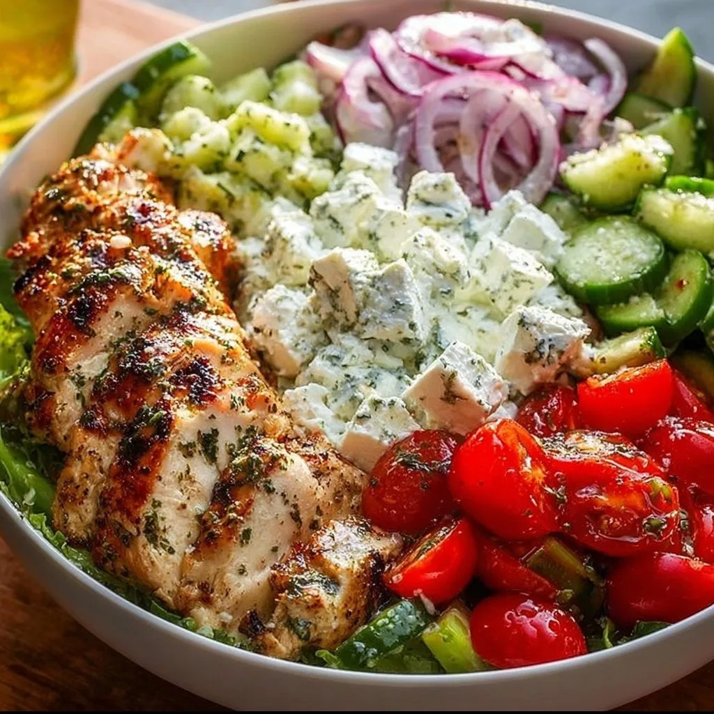 Greek Chicken Bowls