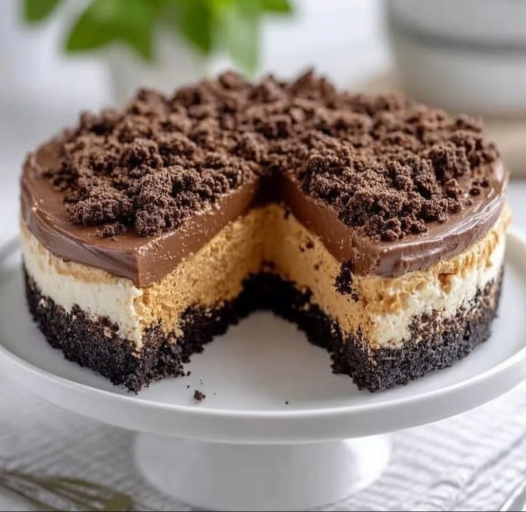 Keto Dirt Cake Keto Dirt Cake Delicious Keto Dirt Cake with chocolate and cream layers, low-carb dessert