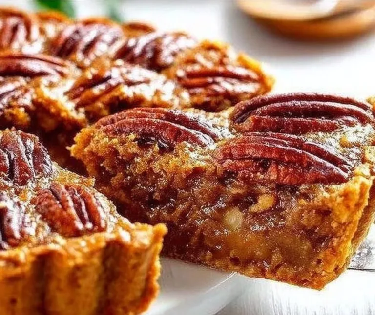 Keto Pecan Pie pumpkin oatmeal bars Delicious Keto Pecan Pie slice on a wooden table