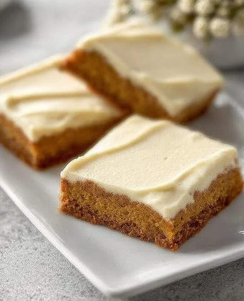 Keto Pumpkin Bars Keto Pumpkin Delicious Keto Pumpkin Bars topped with cream cheese frosting