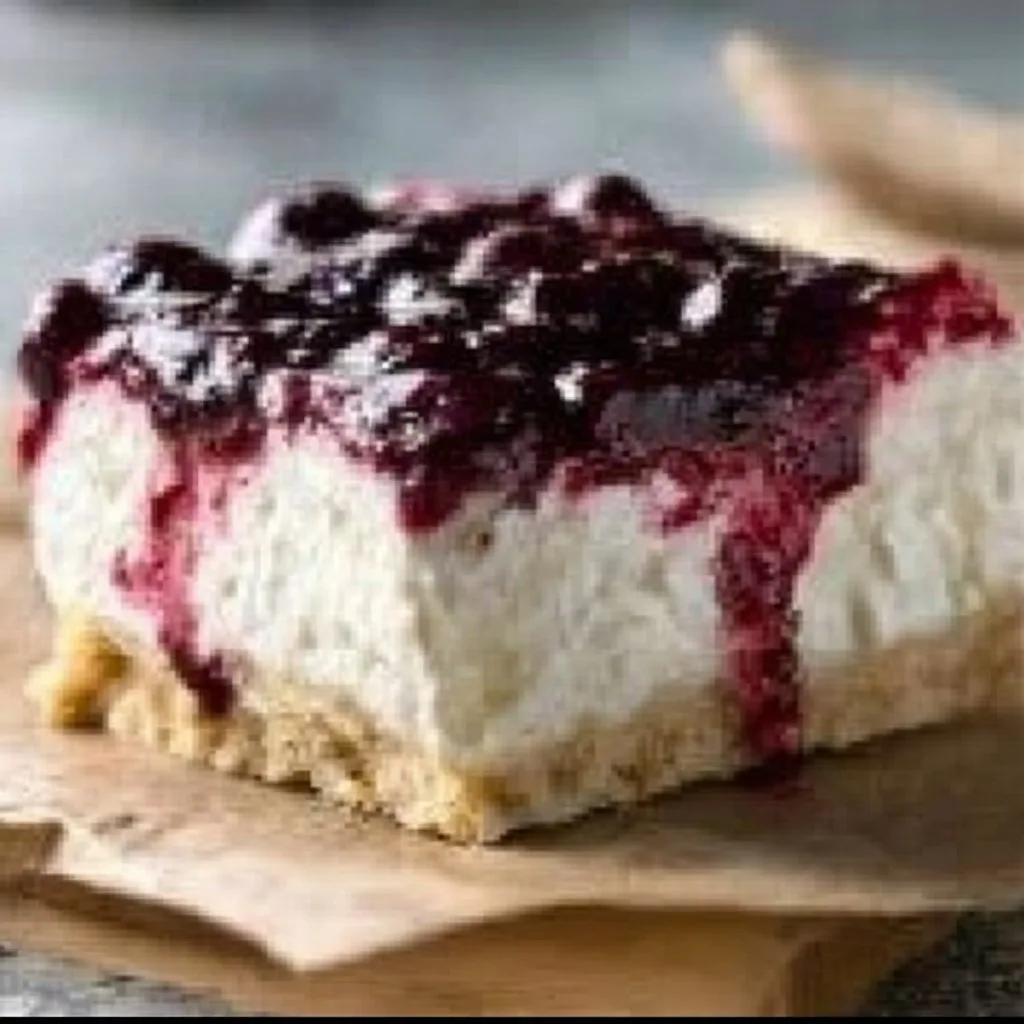 Sugar Free Cheesecake Bars Recipe with Optional Fruit Topping