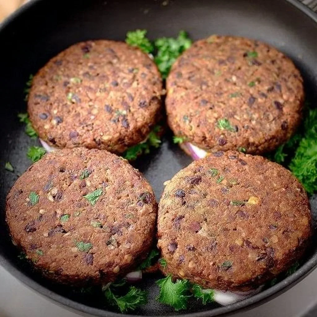 Hearty Vegan Black Bean Burger
