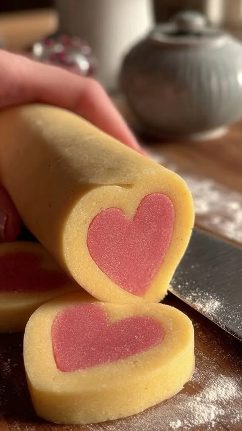 Heart Slice and Bake Cookies