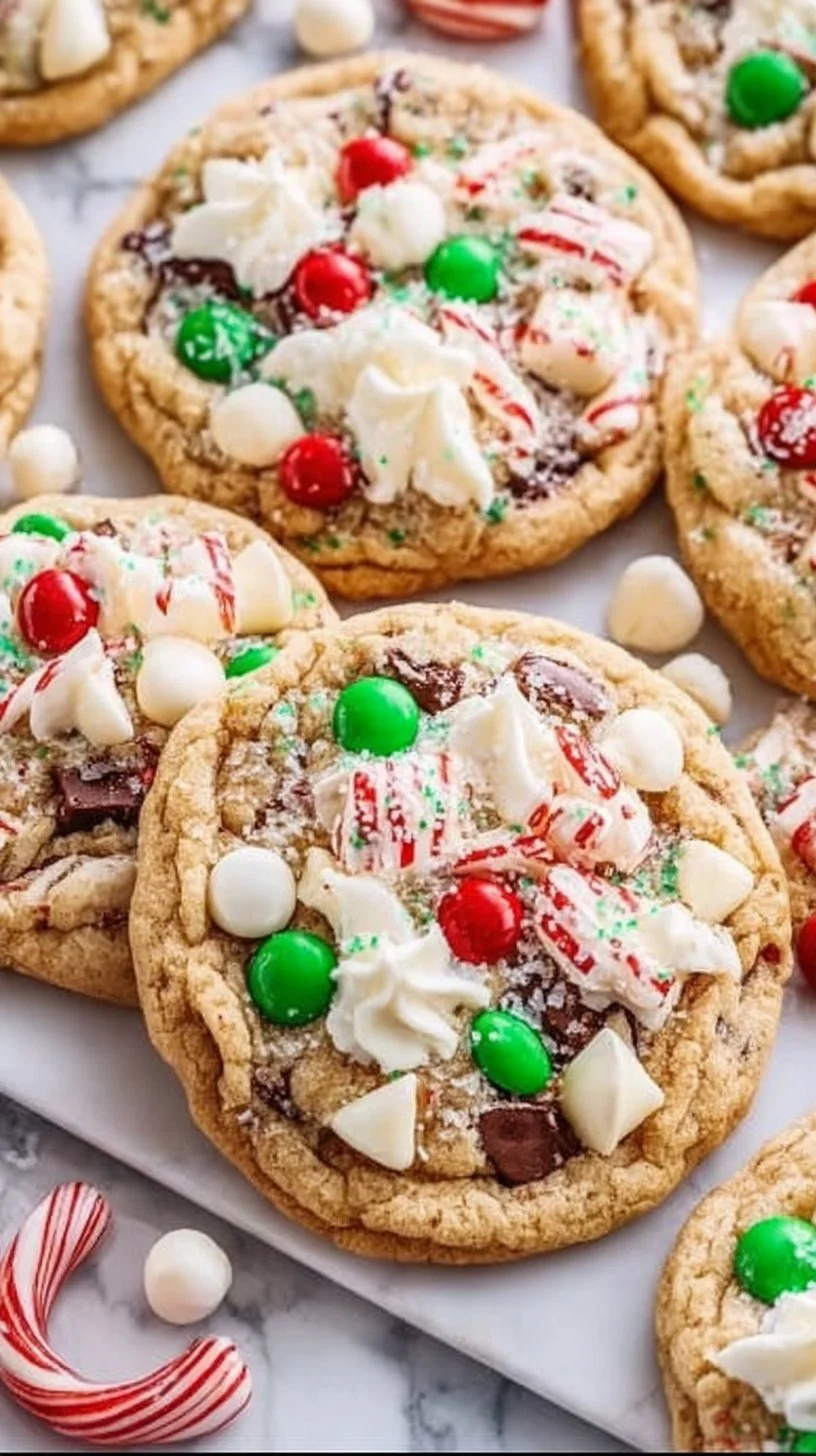 A plate of Santa's favorite cookies decorated with festive icing and sprinkles.
