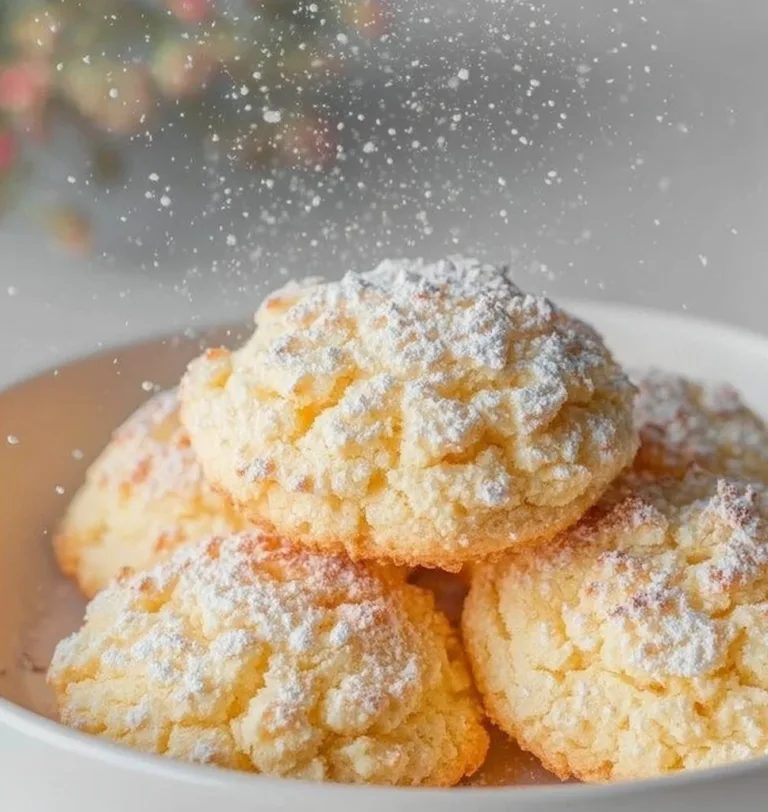 Delicious keto cream cheese cookies on a plate
