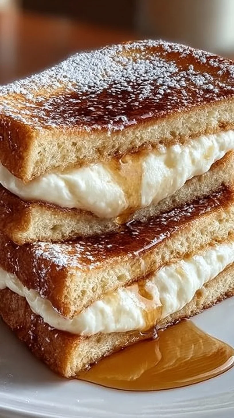 Stuffed Cream Cheese French Toast