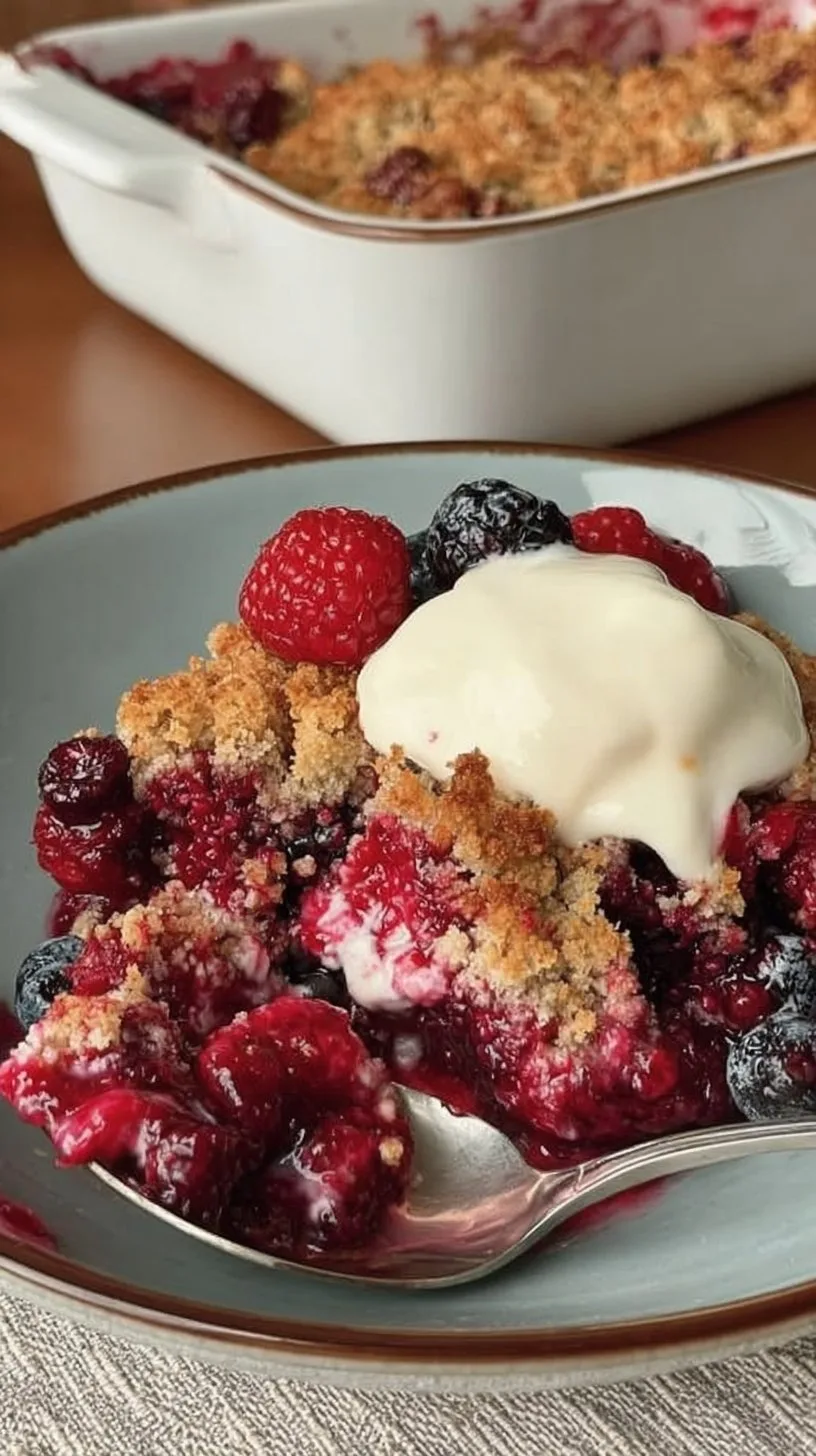 Healthy Breakfast with Berries and Greek Yogurt