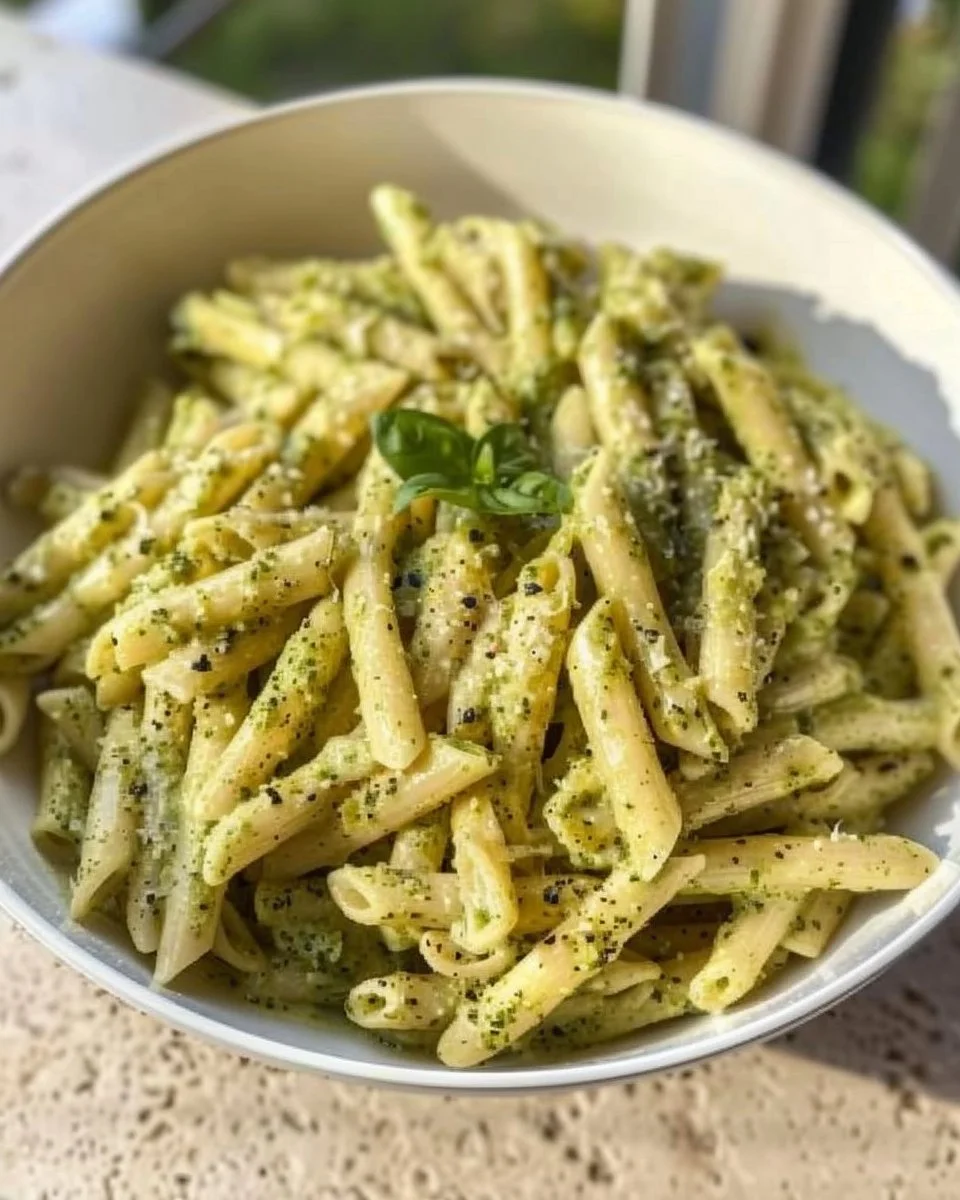 Creamy Pesto Sauce Pasta (Best Easy One Pot Recipe)